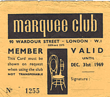 Marquee Club Ausweis